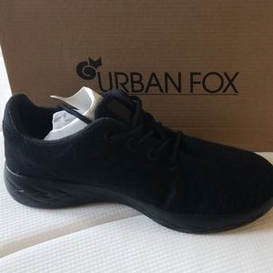 Urban fox black parker wool sneaker shoes